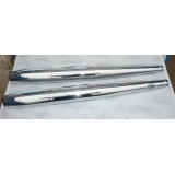 VÝFUKY CHROMOVANÉ - ČZ 250/471 + 350/472 - (REPLIKA TAIWAN)